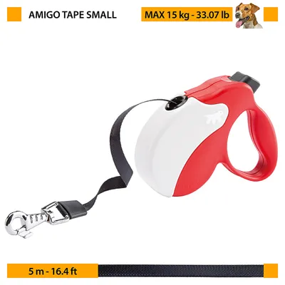 Ferplast Laisse rétractable avec bande extensible. 4 AMIGO TAPE
