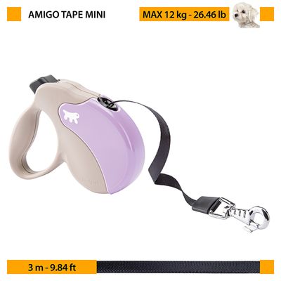 Ferplast Laisse rétractable avec sangle extensible. 4 AMIGO TAPE
