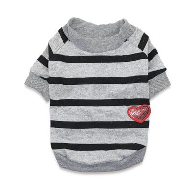 Pet stripe t-shirt pour chiens - vêtements pour chiens