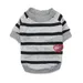 Gestreiftes Hunde-T-Shirt – Hundebekleidung