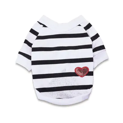 Gestreiftes Hunde-T-Shirt – Hundebekleidung Gestreiftes Hunde-T-Shirt – Hundebekleidung
