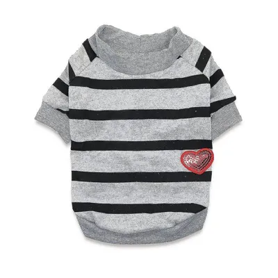 Gestreiftes Hunde-T-Shirt – Hundebekleidung Gestreiftes Hunde-T-Shirt – Hundebekleidung
