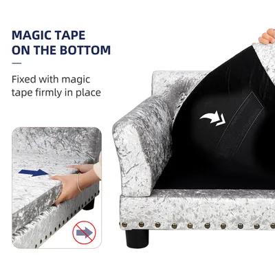 BINGOPAW Canapé pour Chien Grande Taille Lit Surélevé BINGOPAW Canapé pour Chien Grande Taille Lit Surélevé