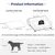 BINGOPAW Canapé pour Chien Grande Taille Lit Surélevé BINGOPAW Canapé pour Chien Grande Taille Lit Surélevé