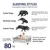 BINGOPAW Canapé pour Chien Grande Taille Lit Surélevé BINGOPAW Canapé pour Chien Grande Taille Lit Surélevé