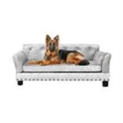 BINGOPAW Canapé pour Chien Grande Taille Lit Surélevé BINGOPAW Canapé pour Chien Grande Taille Lit Surélevé