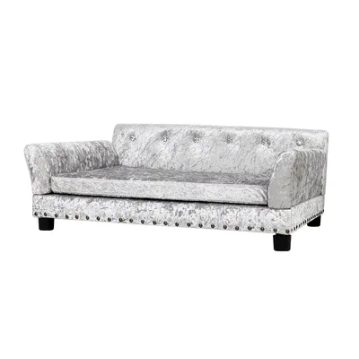 BINGOPAW Canapé pour Chien Grande Taille Lit Surélevé BINGOPAW Canapé pour Chien Grande Taille Lit Surélevé