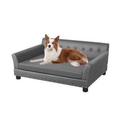 BINGOPAW Canapé pour Chien en Ciur Lit Surélevé