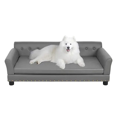 BINGOPAW Canapé pour Chien en Ciur Lit Surélevé