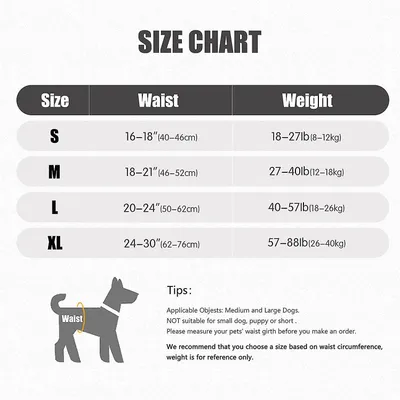 MCBOSON Ceinture de maintien des pattes arrière du chien