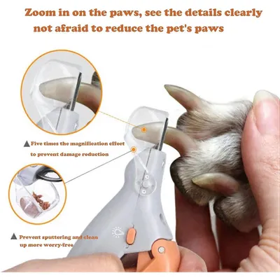 MCBOSON Coupe griffes pour chat  avec lumière LED