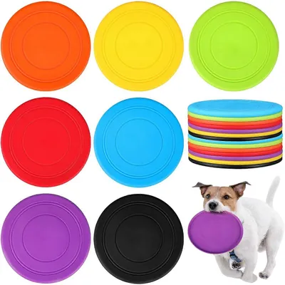 MCBOSON Frisbee en silicone 7 couleurs