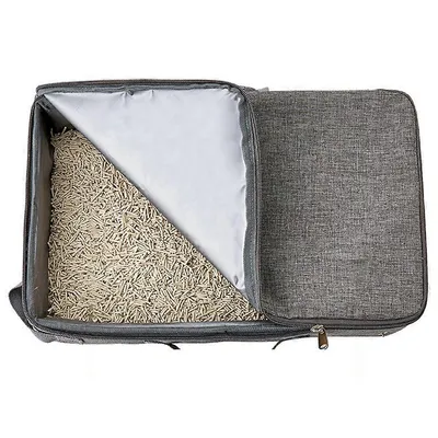 MCBOSON Bac à litière pliable + pelle pour chat