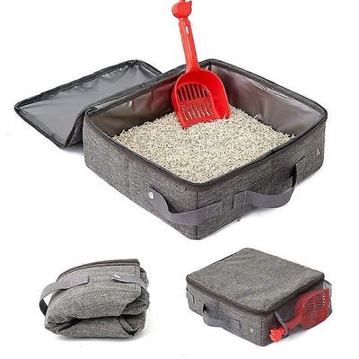 MCBOSON Faltbare Katzentoilette + Schaufel