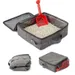 MCBOSON Faltbare Katzentoilette + Schaufel