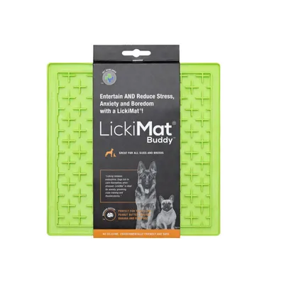 Lickimat Classic Buddy - Tapis de léchage souple pour chien