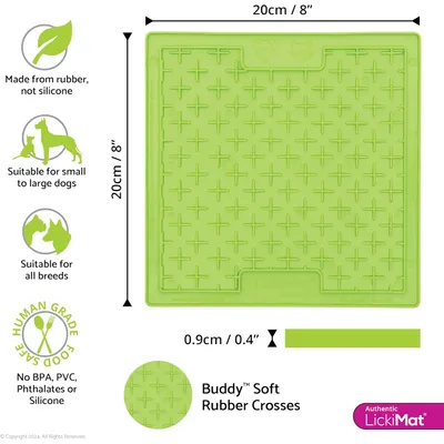 Lickimat Classic Buddy - Tapis de léchage souple pour chien