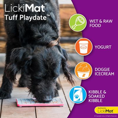 Lickimat Playdate Tuff - Tapisde léchage pour chiens
