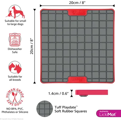 Lickimat Playdate Tuff - Tapisde léchage pour chiens