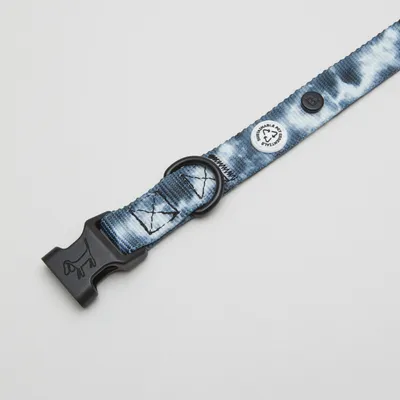 Barkalot Collier pour Chien Noir Tie Dye
