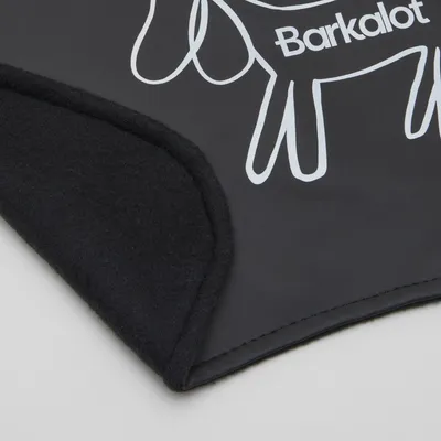Barkalot Imperméable pour Chien Noir Upcyclé