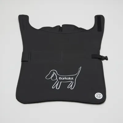 Barkalot Imperméable pour Chien Noir Upcyclé