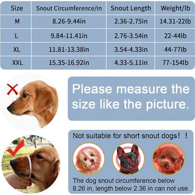 MCBOSON Muselière pour chien  Strong