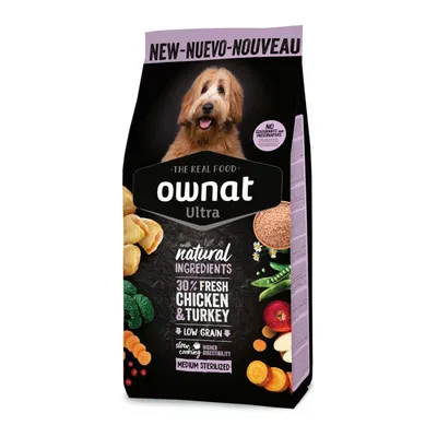 Ownat Croquettes pour chien Ultra Medium Sterilized