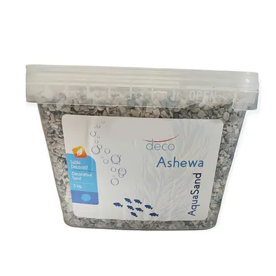 animallparadise - Gravier décoratif 2-3 mm gris Ashewa aquaSand 5 kg