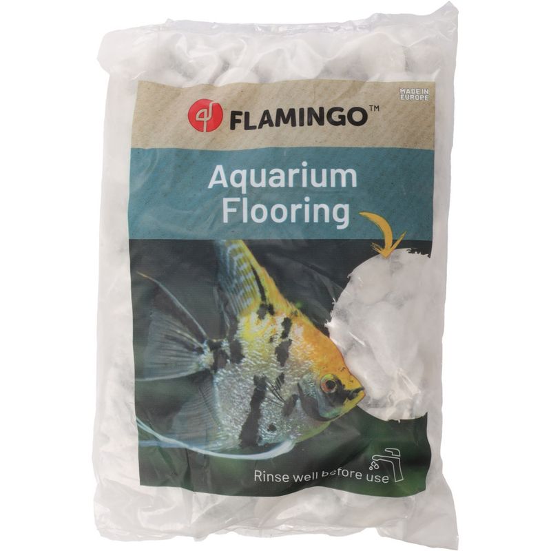 Flamingo - Pierre d'ornement Steno Blanc 8-16 mm pour décoration  aquarium