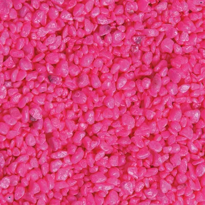 Gravier néon rose, 1 kg, pour aquarium