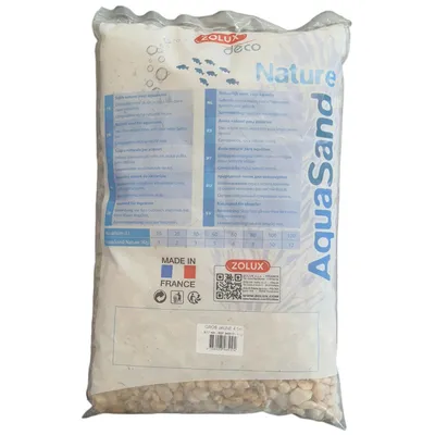 Gravier décoratif jaune d'environ 8/12 mm aquasand naturel 4.5 kg