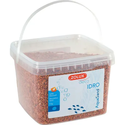 zolux - Gravier décoratif 2-3 mm orange Ashewa aquaSand 5 kg pour aquarium