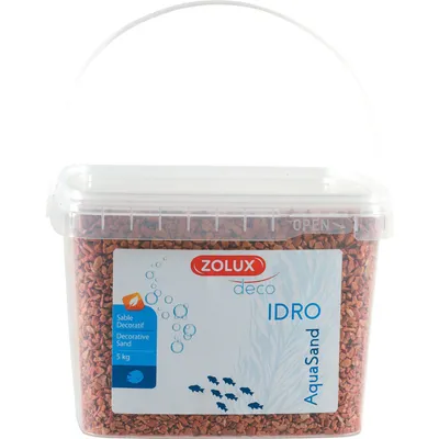 zolux - Gravier décoratif 2-3 mm orange Ashewa aquaSand 5 kg pour aquarium