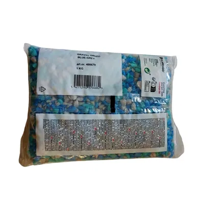 Gravier Gruzo Bleu gris 6- 8 mm 1 kg pour aquarium