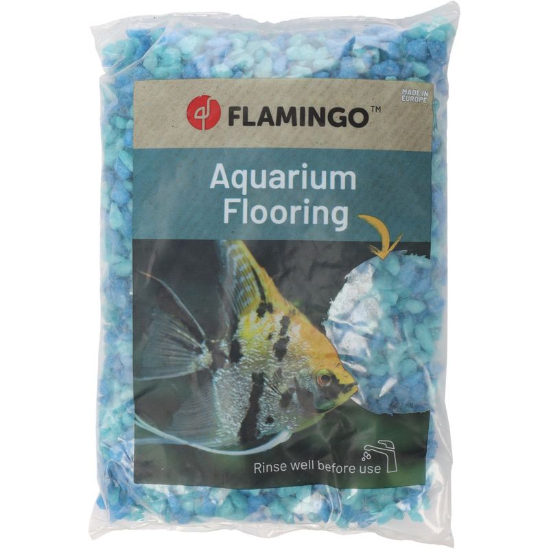 Gravier Gruzo Bleu Turquoise 6- 8 mm 1 kg pour aquarium