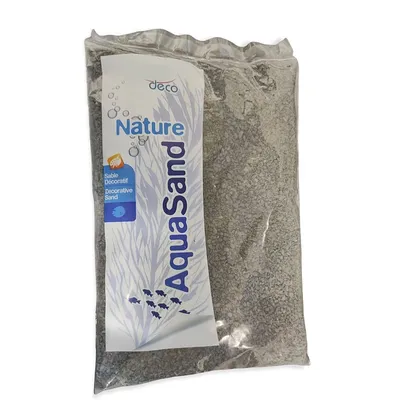 Sol décoratif 1-4 mm, naturel basalte  AquaSand 1 kg pour aquarium