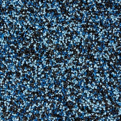 Gravier Gruzo Fin Bleu Noir Bleu foncé 1 kg pour aquarium