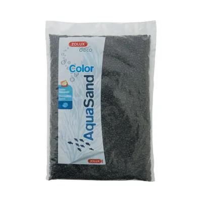 Sable aquatique 2-3 mm  ébène 1kg pour aquarium.