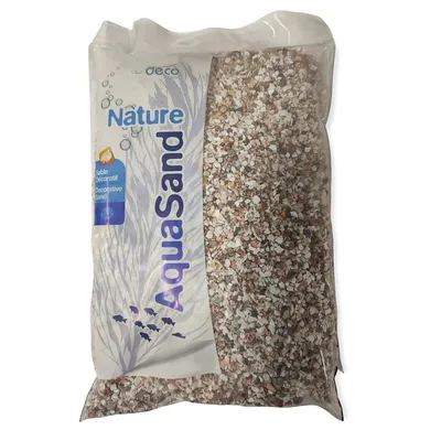 Sol décoratif 1,6-3 mm naturel cristobalite rose AquaSand 0.8 kg pour aquar