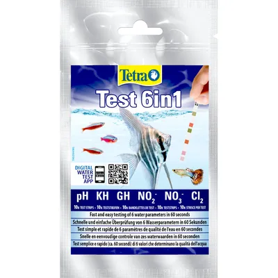 10 bandelettes, Test 6 en 1pour aquarium