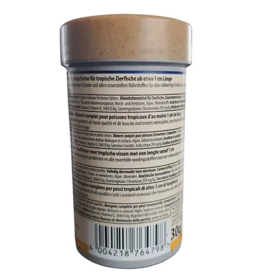 Tetra Min Junior alimentation pour poissons tropicaux en flocon 30g/100ml