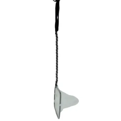 Epuisette filet blanc, maille fine, 10 cm x 8.5 x 32 cm,  aquarium