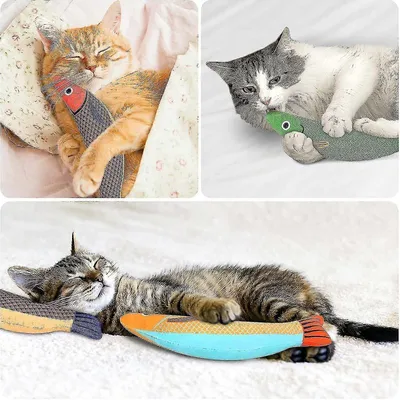 MCBOSON Jouet pour chat à l'herbe à chat 3 pièces MCBOSON Jouet pour chat à l'herbe à chat 3 pièces