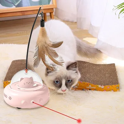 Katzenspielzeug – Interaktives Haustier – Drehfunktion