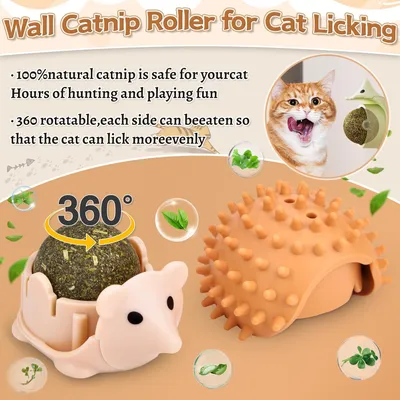 MCBOSON 3 PièCes Katzenmint Balls Jouet pour Chat