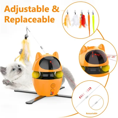 3 en 1 Jouet Chat Interactif - Automatique Jouet