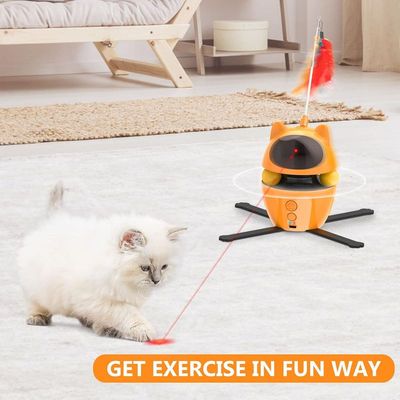 3-in-1 interaktives Katzenspielzeug – Automatisches Spielzeug