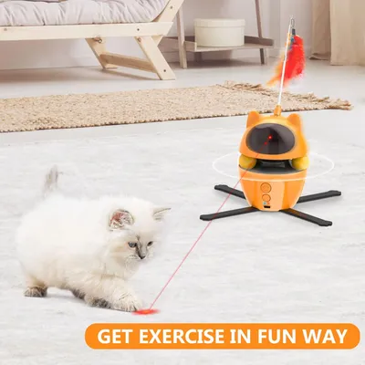 3 en 1 Jouet Chat Interactif - Automatique Jouet