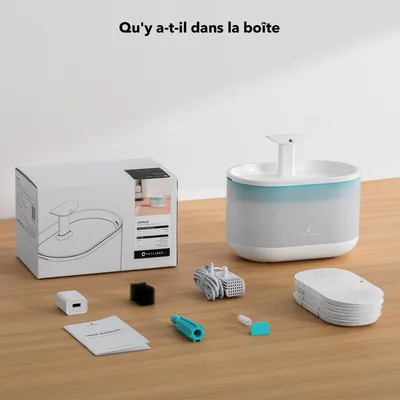 MCBOSON  Fontaine à boire silencieuse pour chat